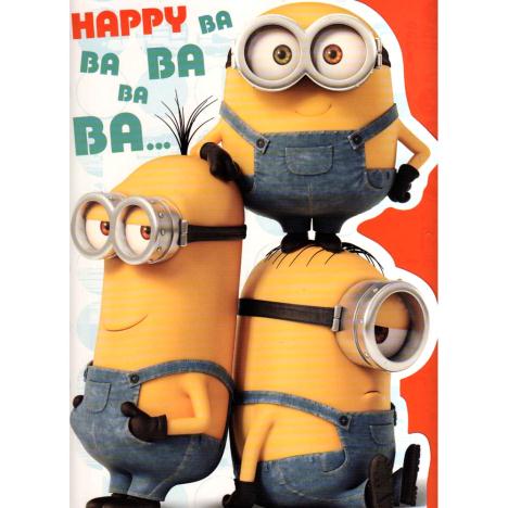 Large Minions Birthday Card £3.00